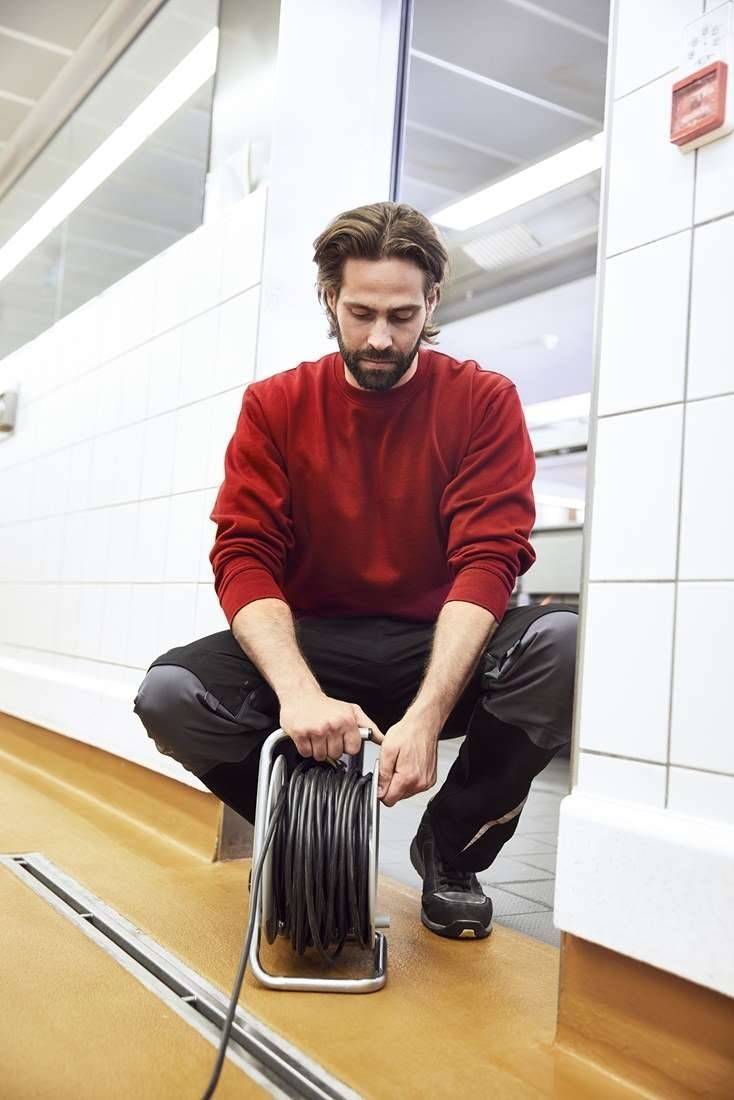 Bluza robocza o klasycznym fasonie, wytrzymały materiał