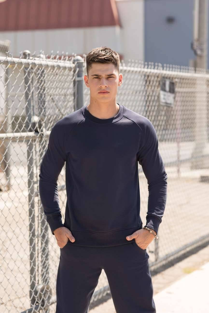 Bluza slim fit z raglanowymi rękawmi SF