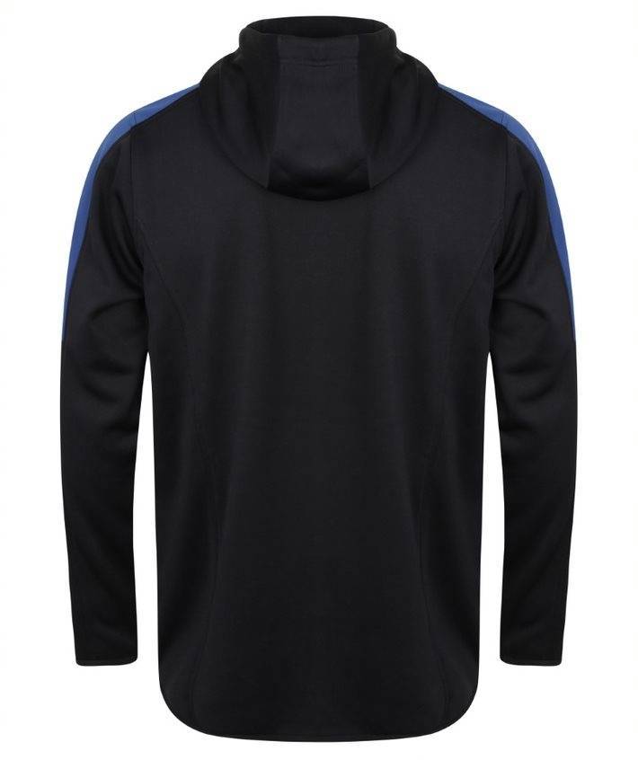 Bluza softshell z kapturem w kontrastowych kolorach