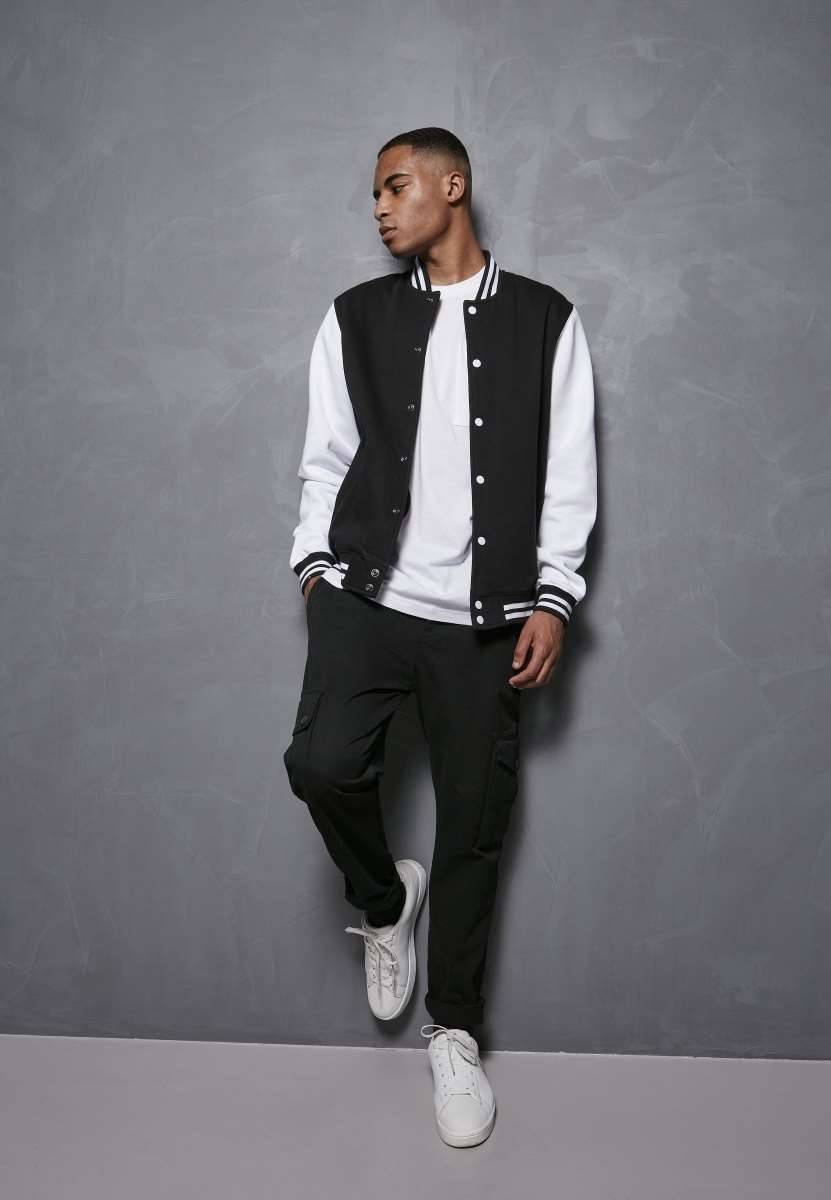 Bluza w stylu baseball, zapinana na napy