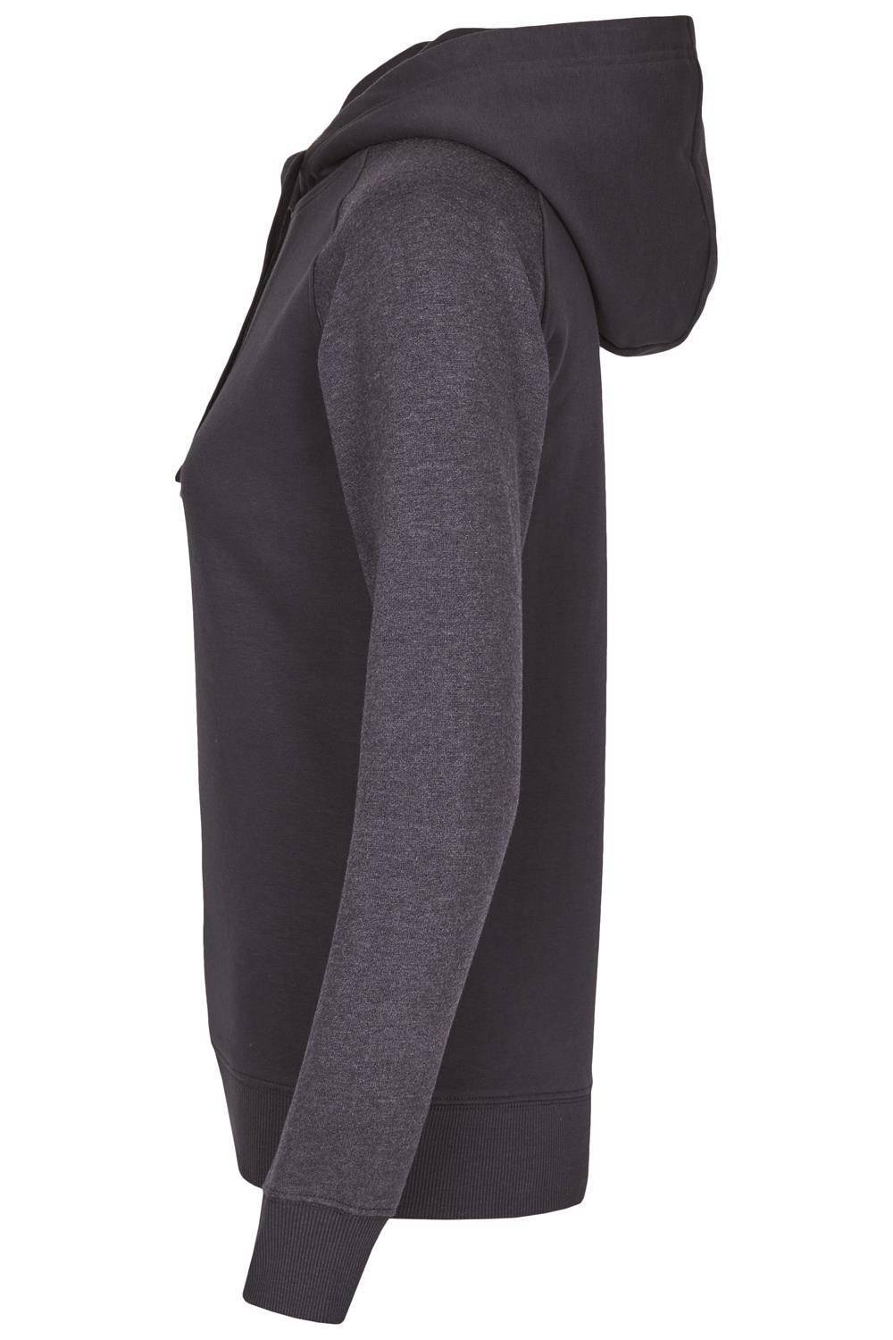 Bluza z kapturem bez kieszeni – model damski