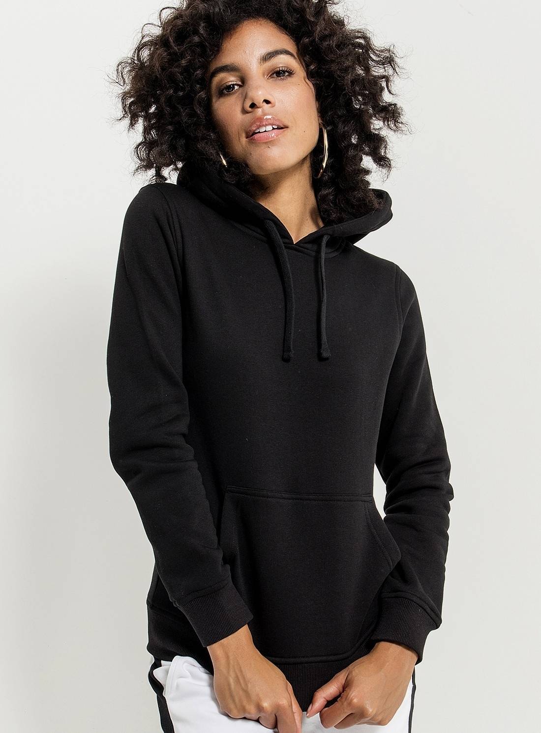 Bluza z kapturem bez metki producenta w modelu damskim