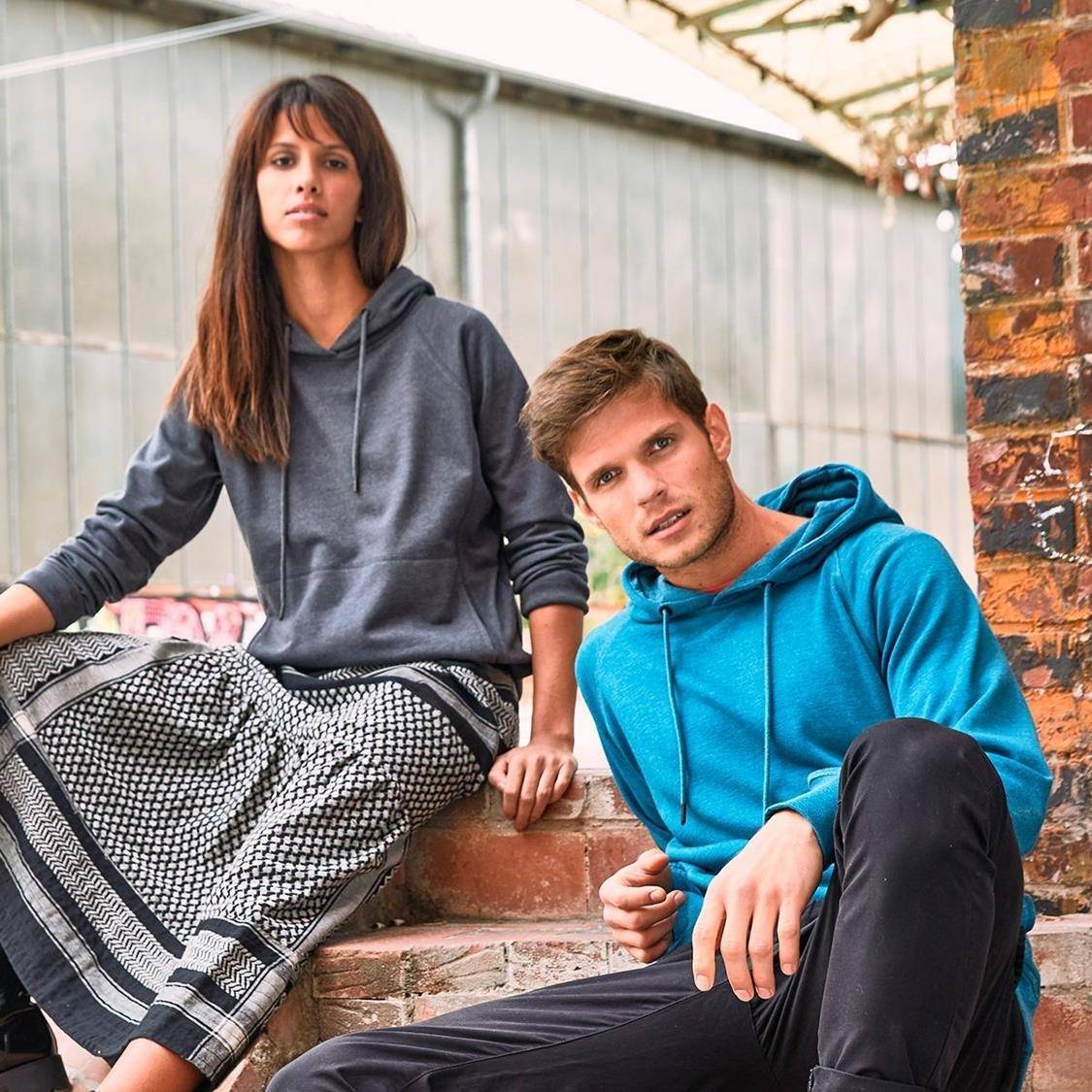 Bluza z kapturem damska z bawełny organicznej