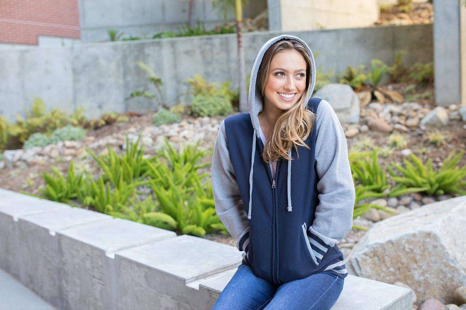 Bluza z kapturem i polarem Independent