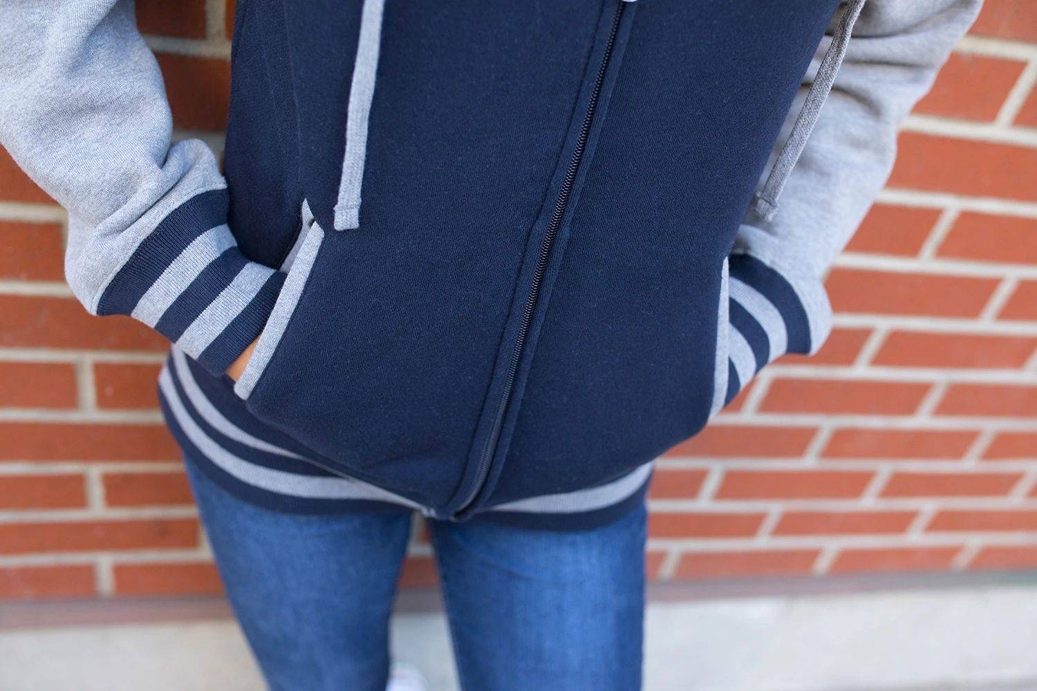 Bluza z kapturem i polarem Independent