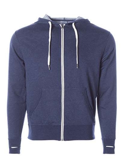 Bluza z kapturem na zamek z kieszenią na telefon Independent