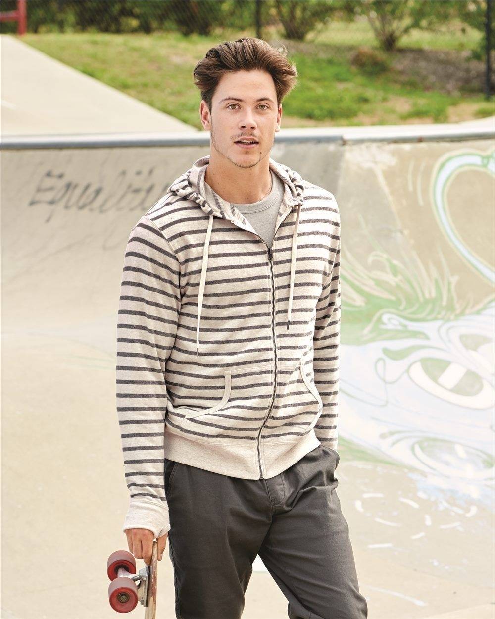 Bluza z kapturem na zamek z kieszenią na telefon Independent