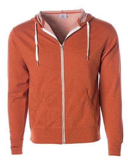 Bluza z kapturem na zamek z kieszenią na telefon Independent