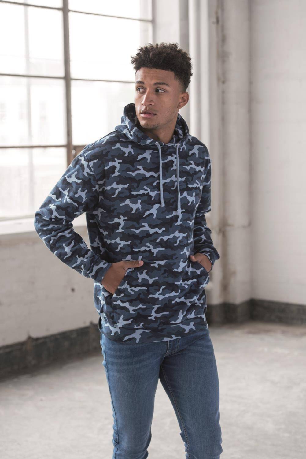 Bluza z kapturem w stylu Camo-Moro