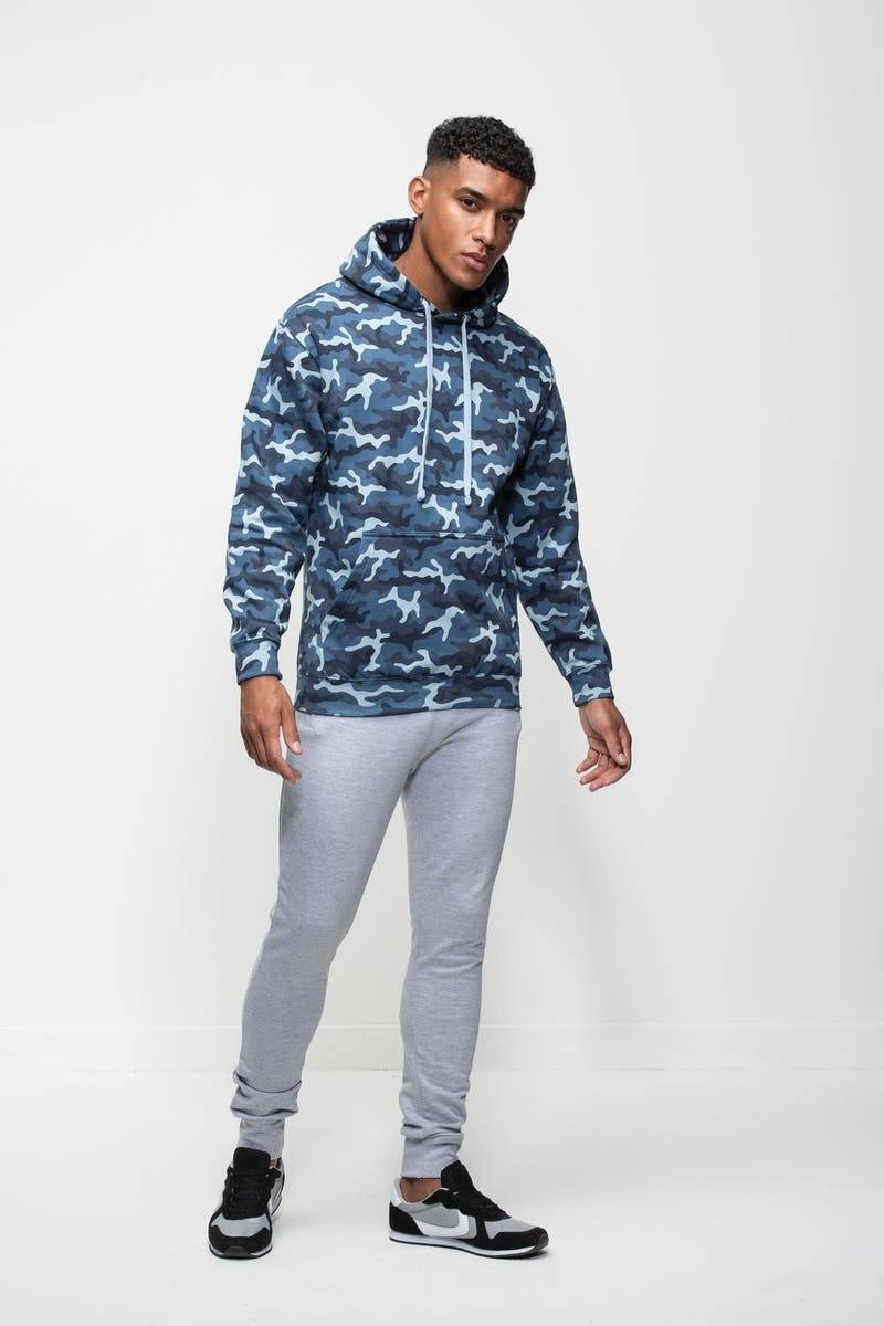 Bluza z kapturem w stylu Camo-Moro