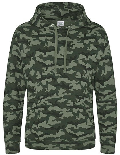 Bluza z kapturem w stylu Camo-Moro