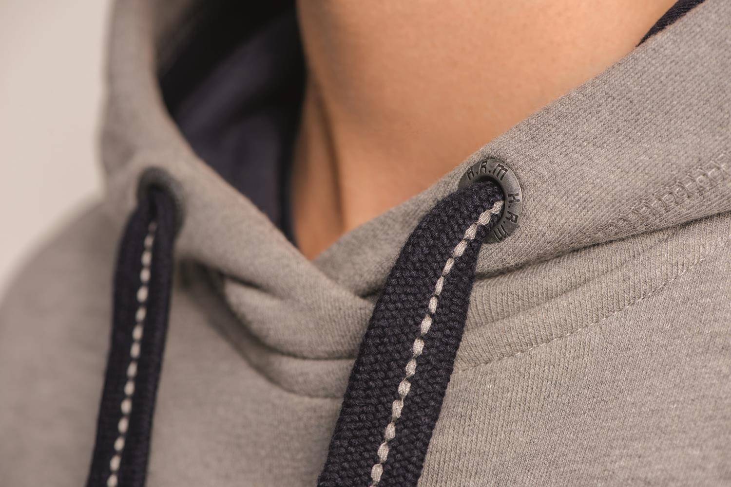 Bluza z kapturem z podwójnymi troczkami