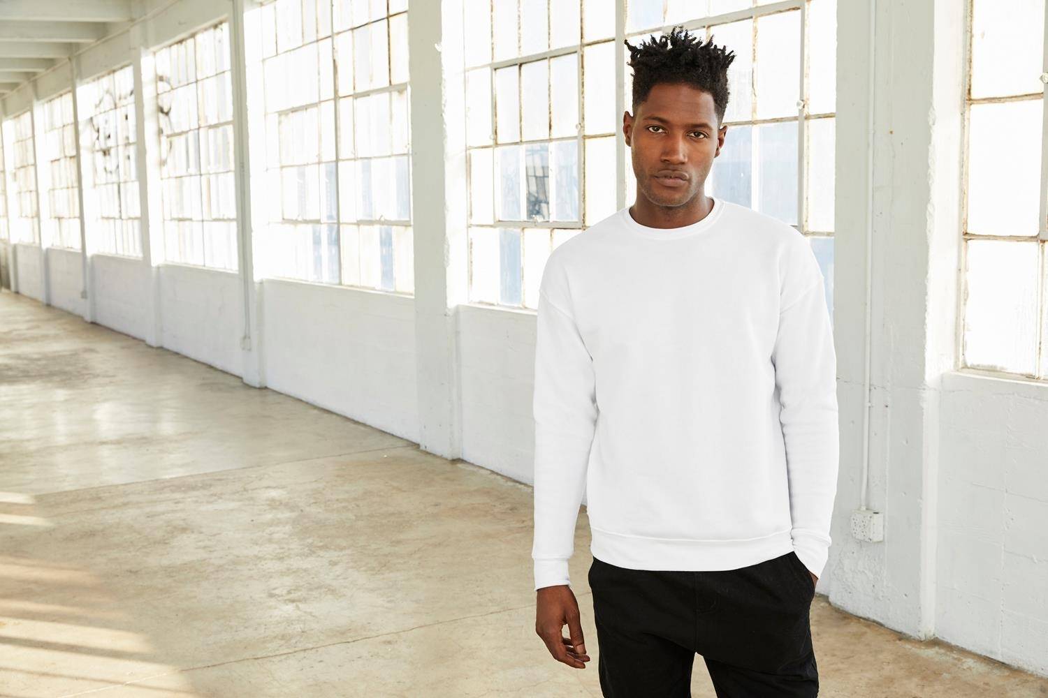 Bluza z wydłużonym tyłem o kroju unisex