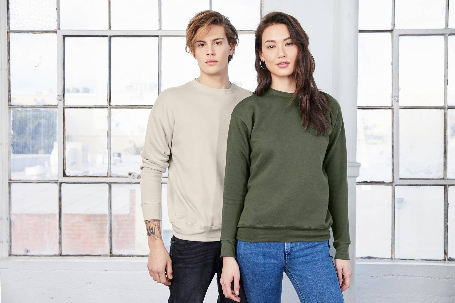 Bluza z wydłużonym tyłem o kroju unisex