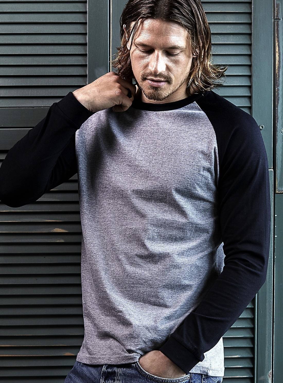 Bluzka bejsbolówka męska marki Tee Jays