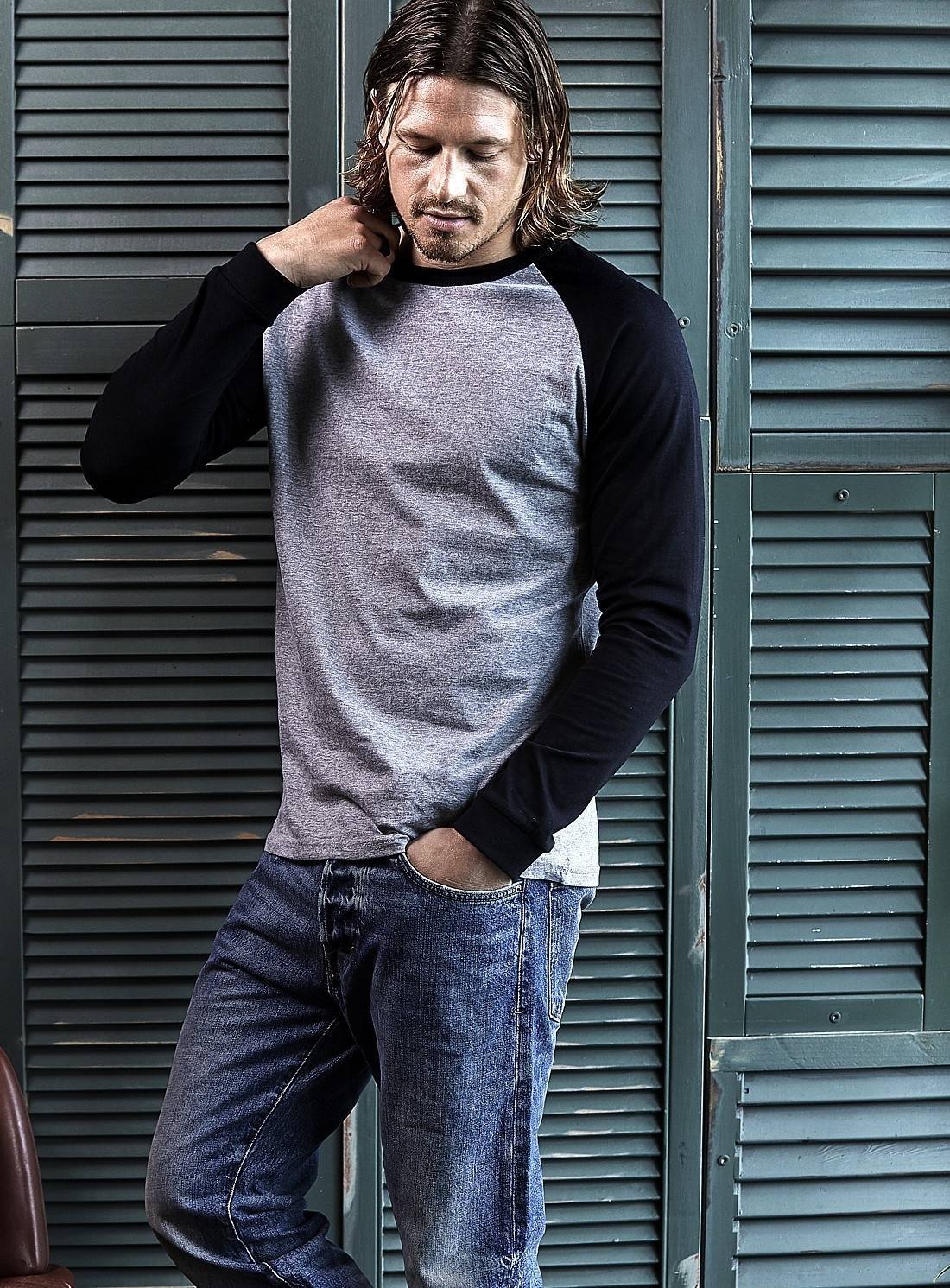 Bluzka bejsbolówka męska marki Tee Jays