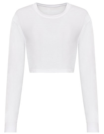 Bluzka damska o krótkim fasonie z okrągłym dekoltem