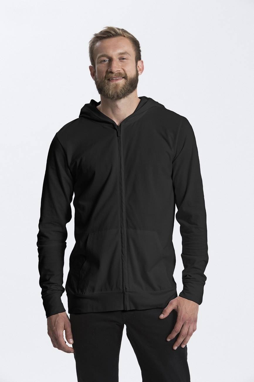 Bluzka kangurek na zamek z bawełny organicznej Neutral