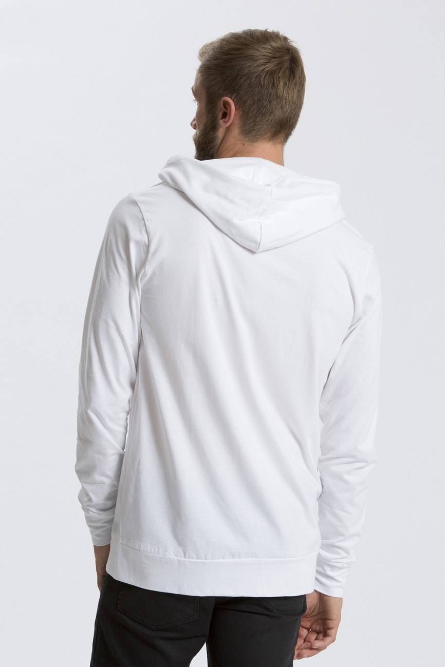 Bluzka kangurek na zamek z bawełny organicznej Neutral