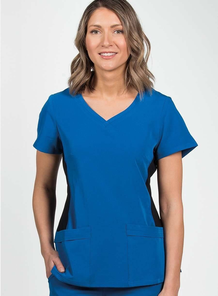 Bluzka medyczna z praktycznymi kieszeniami
