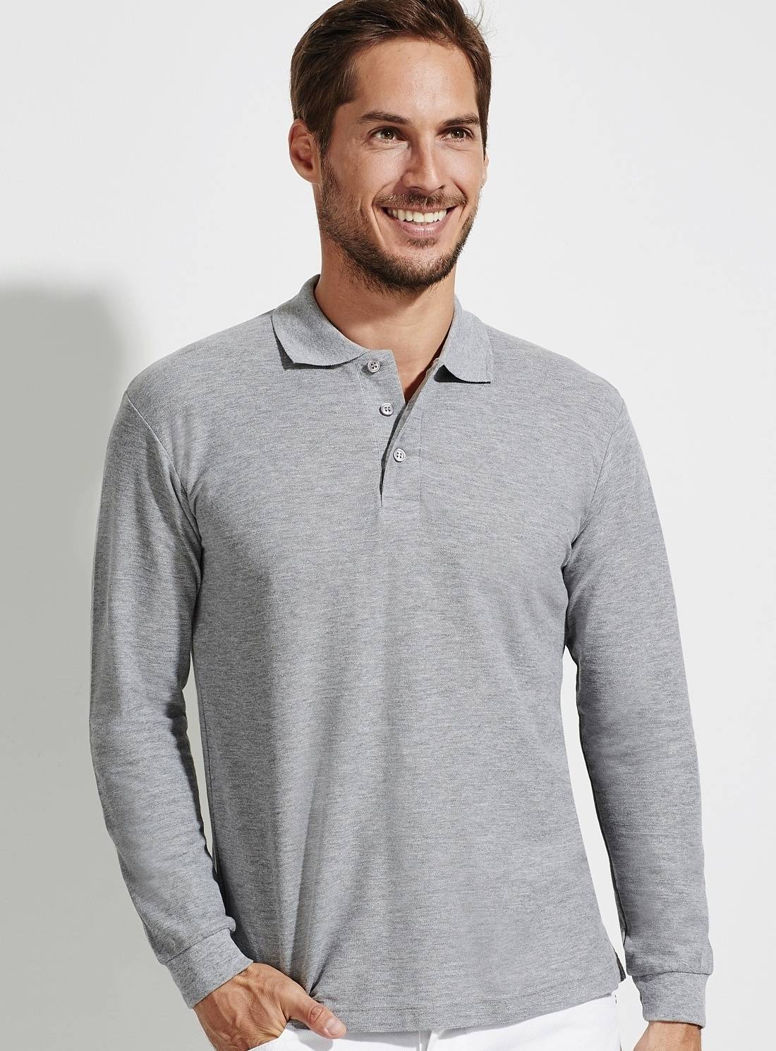 Bluzka męska z długim rękawem model Longsleeve Polo Star