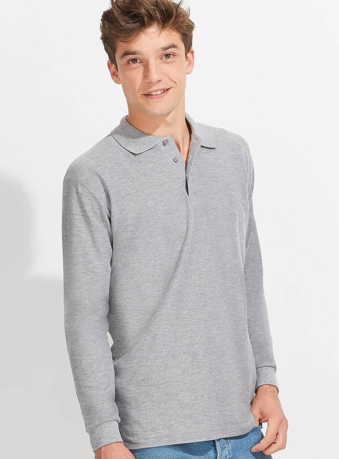 Bluzka męska z długim rękawem model Longsleeve Polo Star