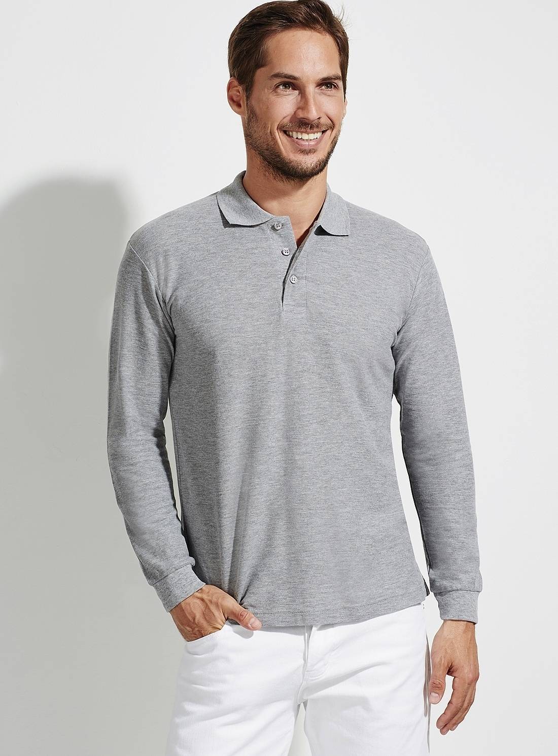 Bluzka męska z długim rękawem model Longsleeve Polo Star