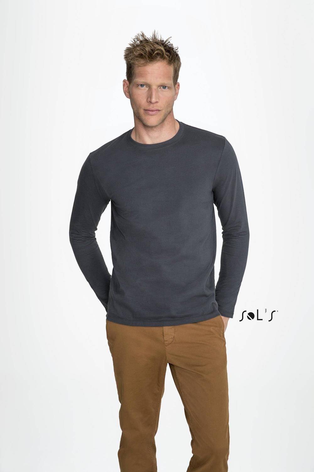 Bluzka męska z prążkowanym dekoltem