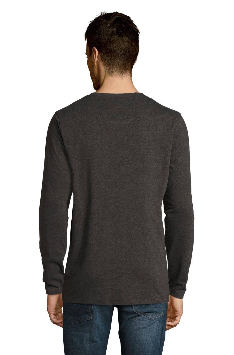 Bluzka męska z prążkowanym dekoltem