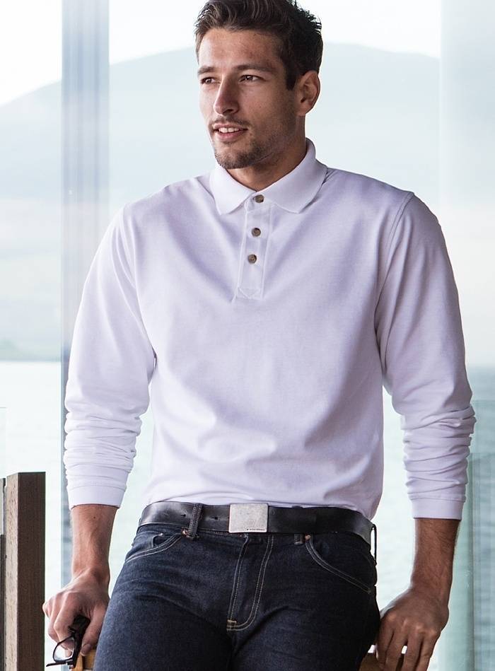 Bluzka męska ze ściągaczami Classic Longsleeve