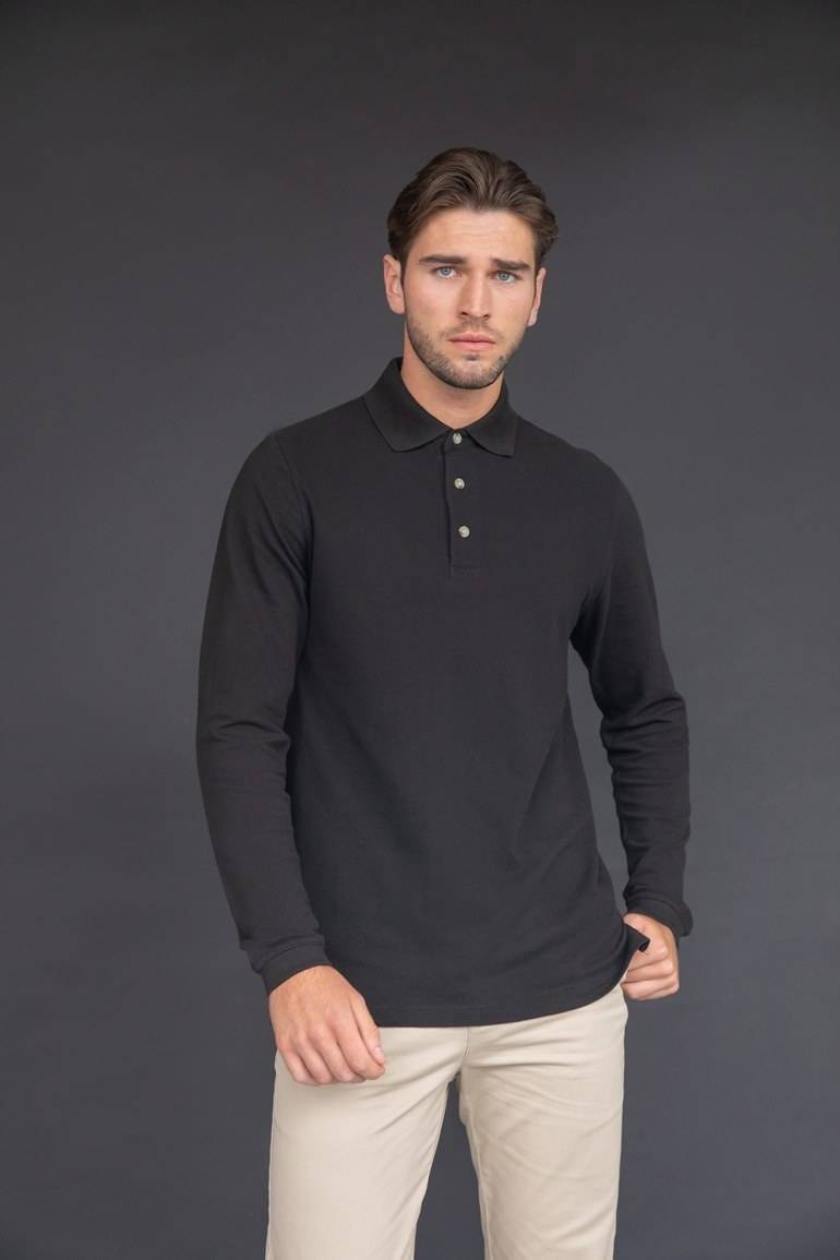 Bluzka męska ze ściągaczami Classic Longsleeve