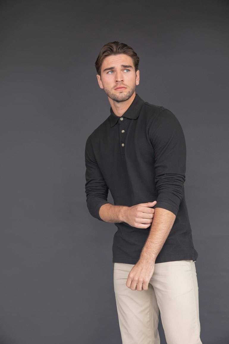 Bluzka męska ze ściągaczami Classic Longsleeve