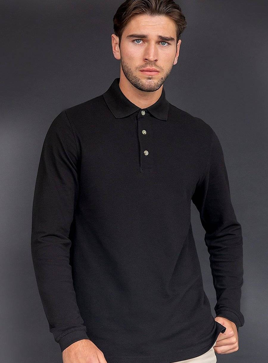 Bluzka męska ze ściągaczami Classic Longsleeve