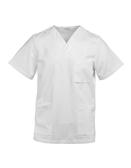 Bluzka unisex z dekoracyjnym dekoltem