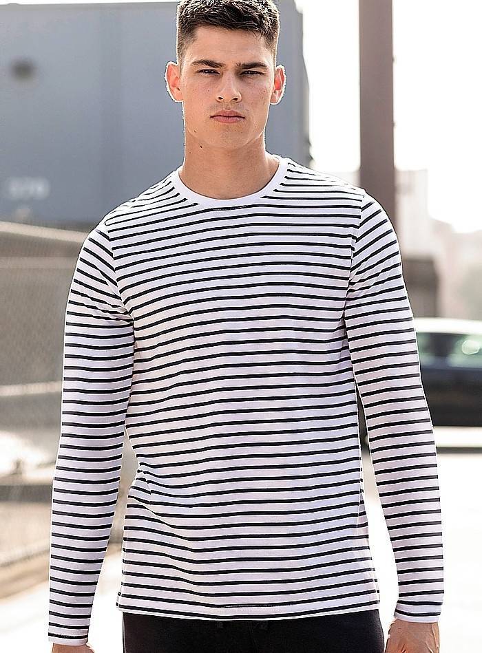 Bluzka w paski SF w stylu marynarskim