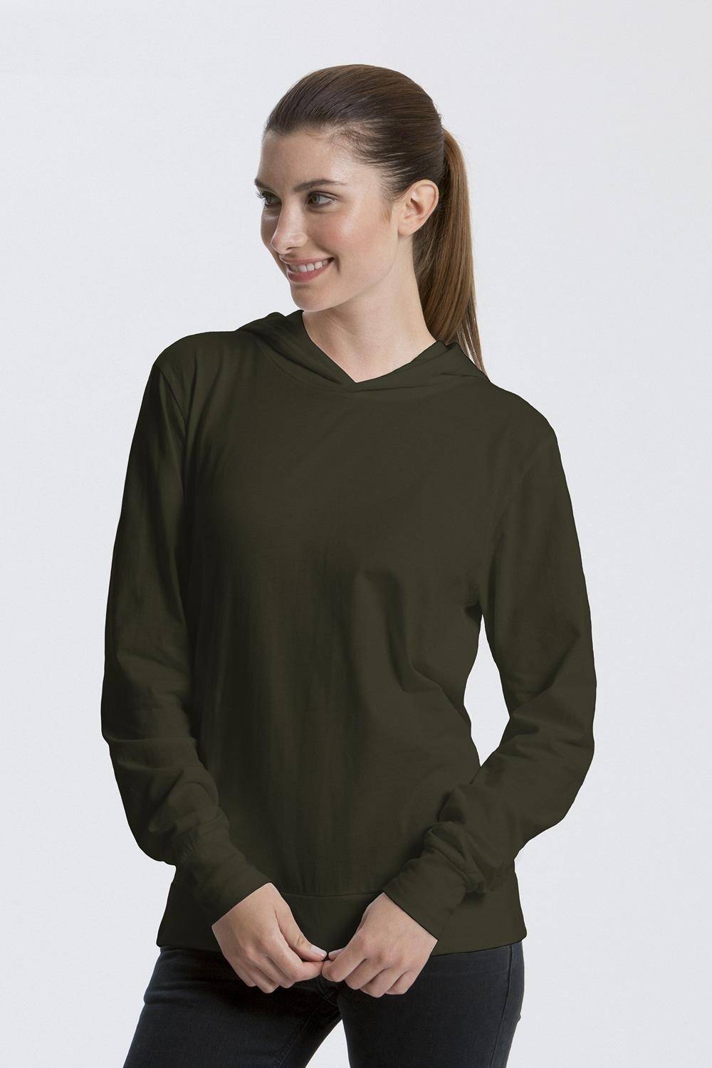 Bluzka z kapturem z bawełny organicznej Neutral