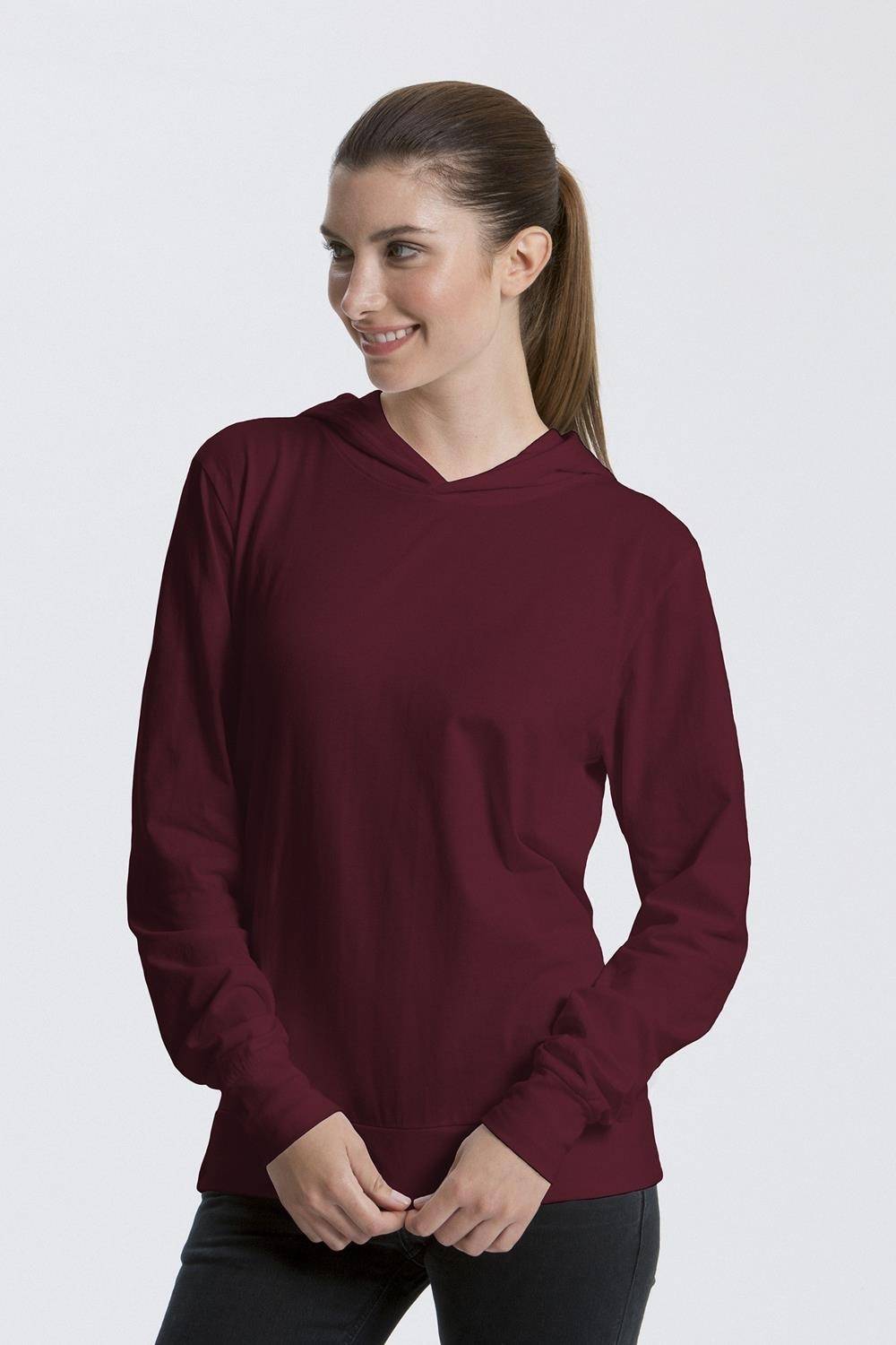 Bluzka z kapturem z bawełny organicznej Neutral