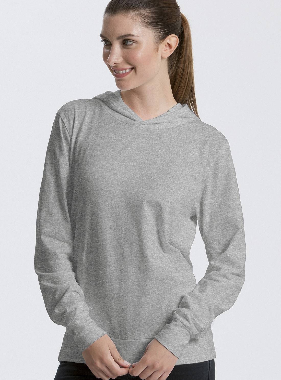 Bluzka z kapturem z bawełny organicznej Neutral