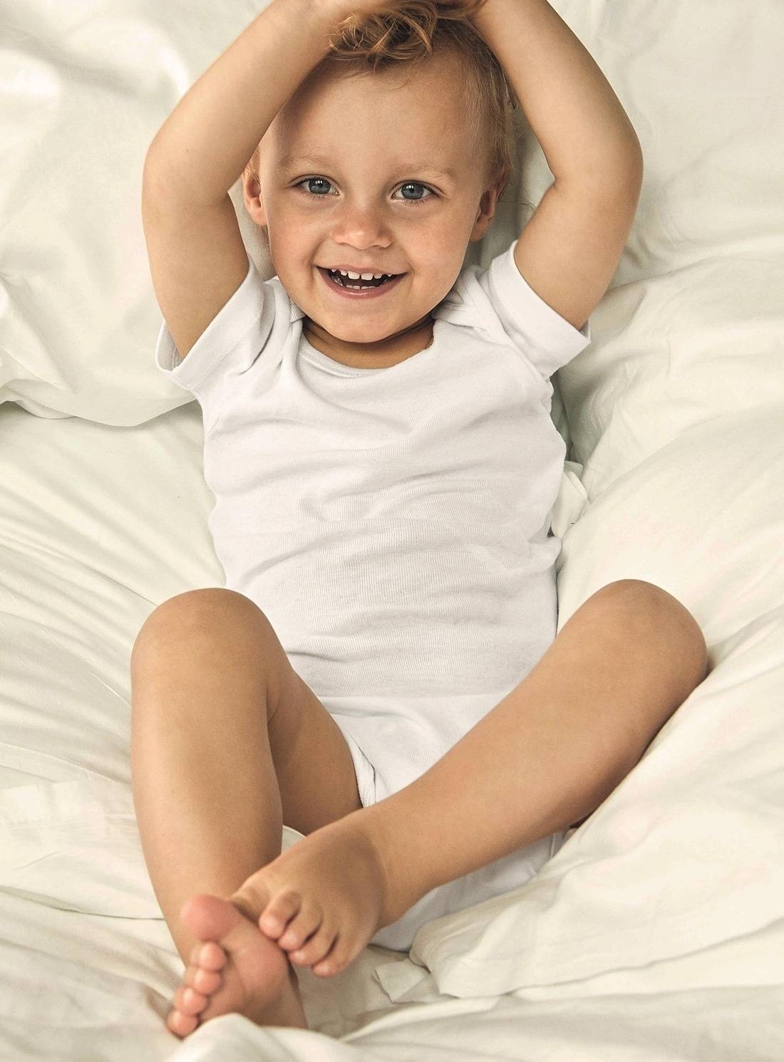 Body niemowlęce Promodoro z bawełny organicznej