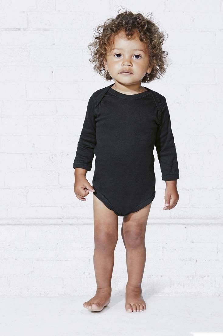 Body niemowlęce z długimi rękawami zapinane na zatrzaski