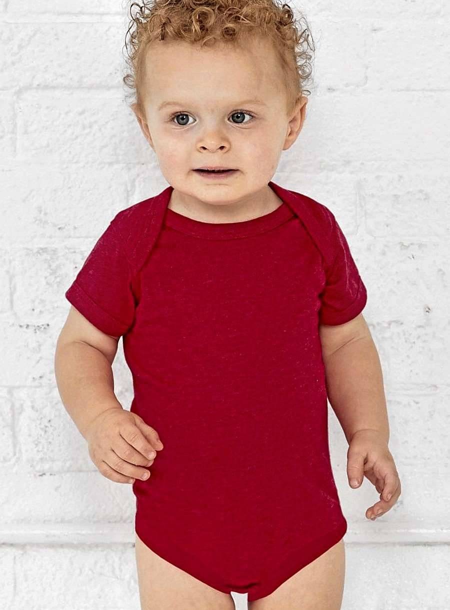 Body niemowlęce z krótkimi rękawkami zapinane na zatrzaski