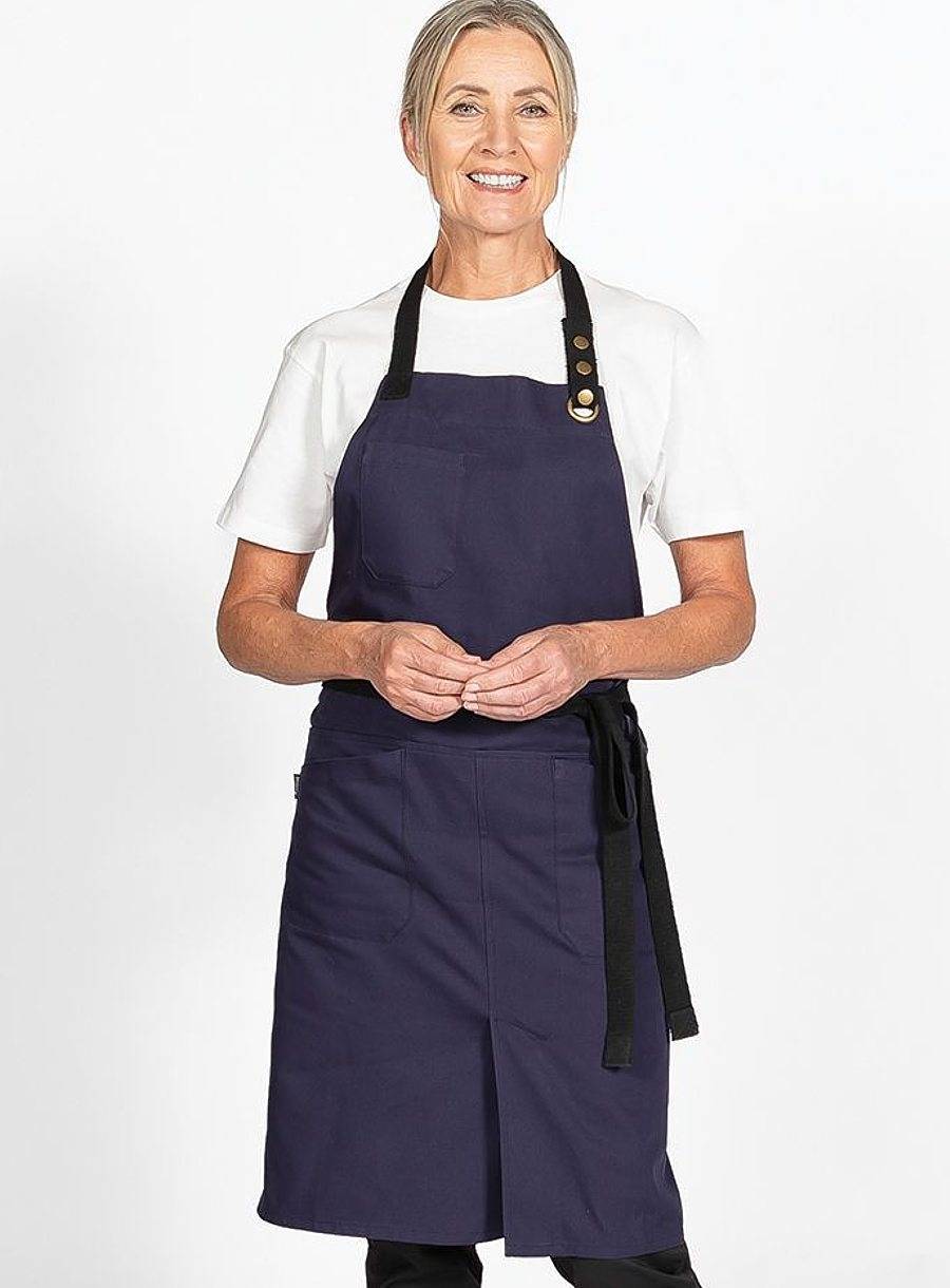 Canvas Apron with Brass Eyelets