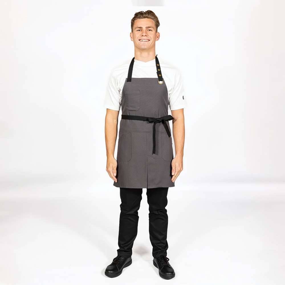 Canvas Apron with Brass Eyelets