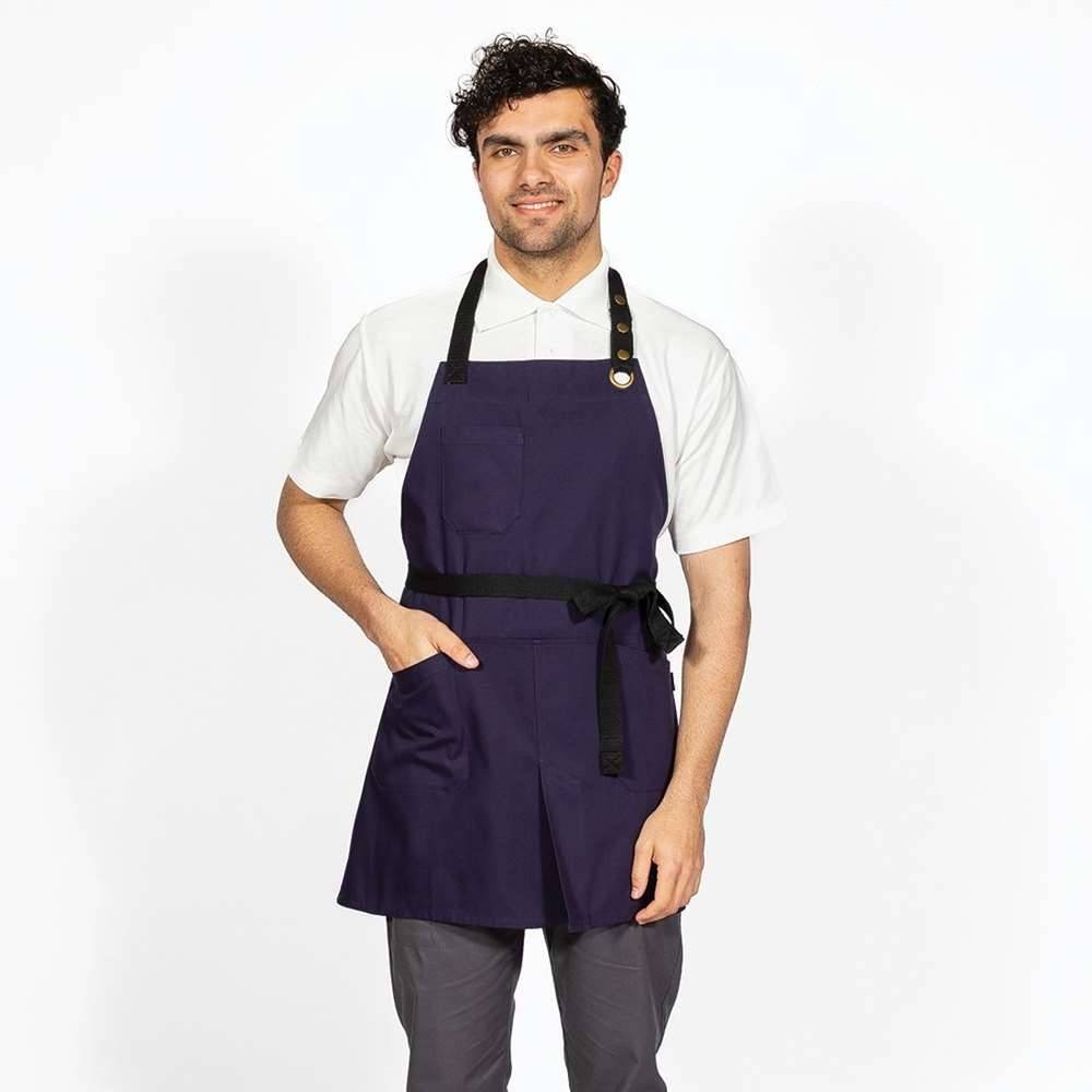 Canvas Apron with Brass Eyelets