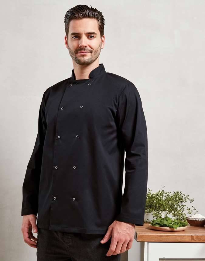 Chef´s Long Sleeve Stud Jacket