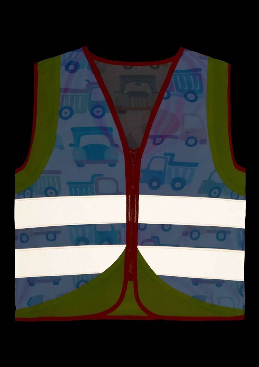 Children´s Safety Vest Action Vehicle Fun CO² Neutral