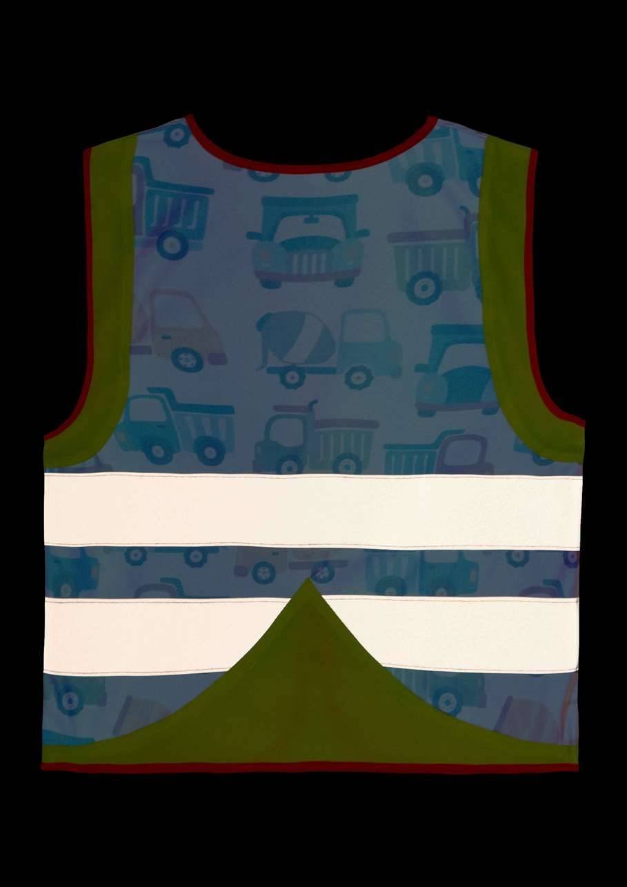 Children´s Safety Vest Action Vehicle Fun CO² Neutral