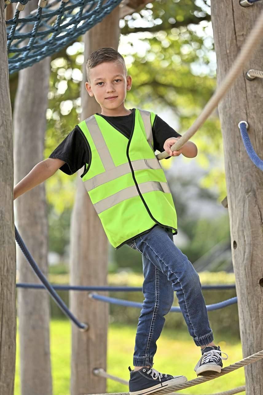 Childrens Safety Vest Esbjerg - 4 Reflective Stripes