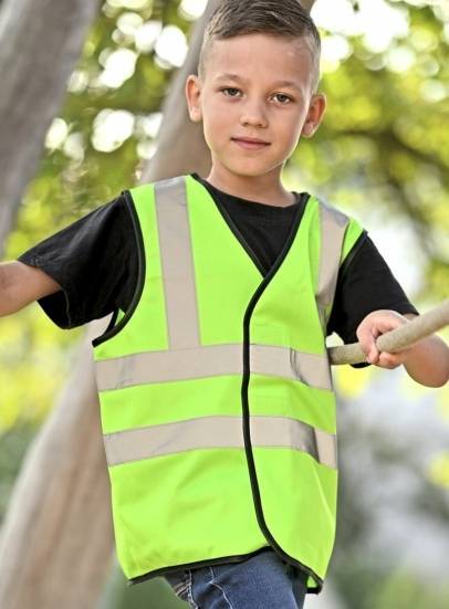 Childrens Safety Vest Esbjerg - 4 Reflective Stripes