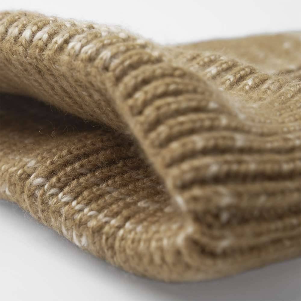 Chunky Knitted Patch Beanie